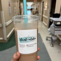 Elevate Nutrition - If you have a family member in the hospital I highly recommend they drink one of these each day to help get stronger!