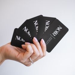 Noir Medical Aesthetics - Business cards
