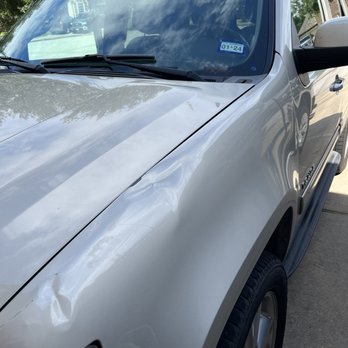 Kustomkoats - Before picture of damage. - Body Shops Near Me