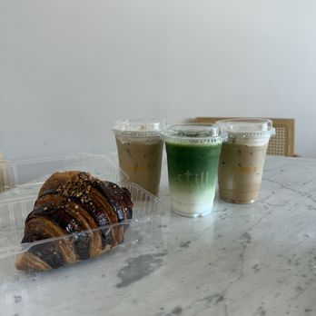 Still Coffee & Treats - The Usual Matcha Latte Nutella Croissant - Coffee & Tea Near Me - Brea, California Still Coffee & Treats - The Usual Matcha Latte Nutella Croissant - Coffee & Tea Near Me - Brea, California