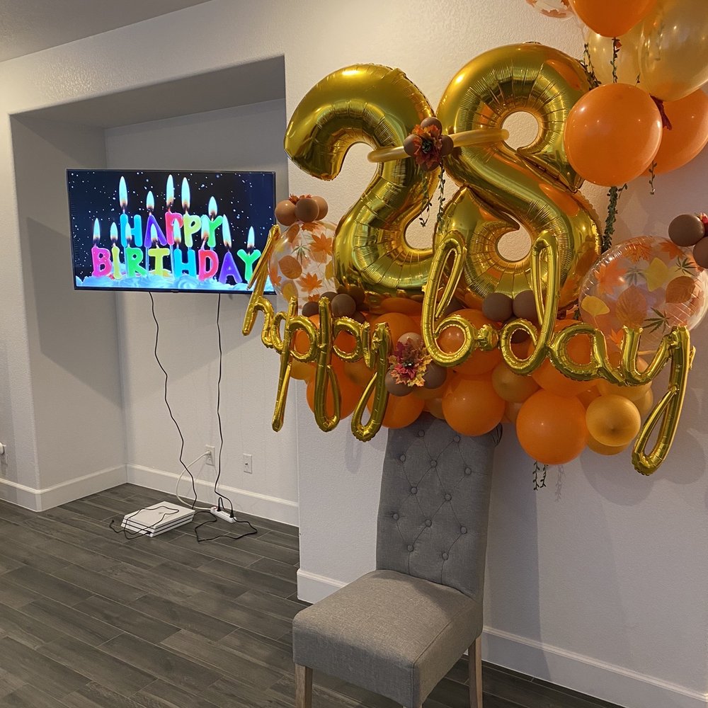 Fall birthday decoration