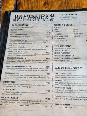 Menu photo 1 Brewskie's Asheboro, NC Menu photo 1 Brewskie's Asheboro, NC