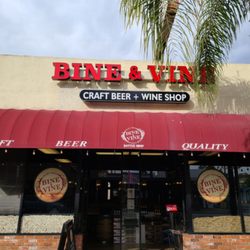Bine & Vine Bottle Shop - View from outside