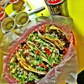 Tacos y Salsas - The steak tacos are amazing! Try them with a Mexican coca cola! Your taste buds will thank you! - Mexican Near Me - Aurora, Colorado Tacos y Salsas - The steak tacos are amazing! Try them with a Mexican coca cola! Your taste buds will thank you! - Mexican Near Me - Aurora, Colorado