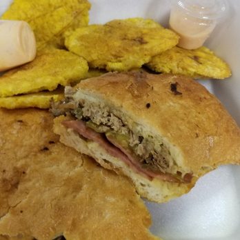 La Palma - Cuban sandwich with tostones - Dominican Near Me - Greensboro, North Carolina La Palma - Cuban sandwich with tostones - Dominican Near Me - Greensboro, North Carolina