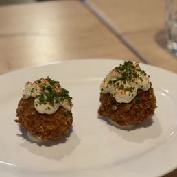 Corn croquette