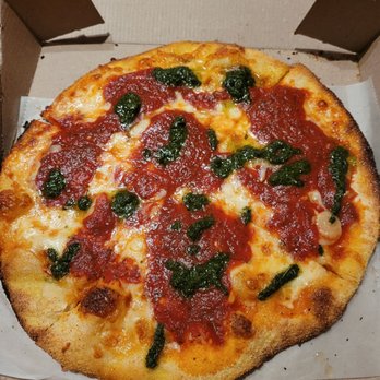 Two Boots Pizza Upper East Side - 10" Boomer Special. Mozzarella, provolone, parmigiano, ricotta, basil pesto, piquant tomato sauce on top $13.95. - Pizza Near Me - New York, New York Two Boots Pizza Upper East Side - 10" Boomer Special. Mozzarella, provolone, parmigiano, ricotta, basil pesto, piquant tomato sauce on top $13.95. - Pizza Near Me - New York, New York