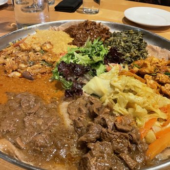 Demera Ethiopian Restaurant - Family Style minimum of 3 people- (3-7) - Ethiopian Near Me - Chicago, Illinois Demera Ethiopian Restaurant - Family Style minimum of 3 people- (3-7) - Ethiopian Near Me - Chicago, Illinois