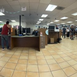 Arizona Department Of Transportation Motor Vehicle Division - The lines are like cattle coming in. Wait times are extremely long. Plan on being here for at least 2 hours