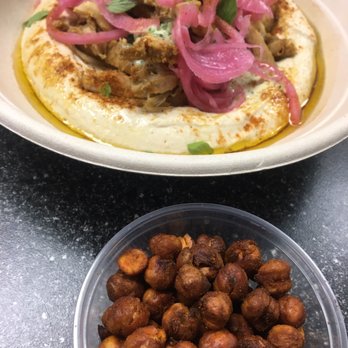 Little Sesame - Chicken Shawarma, Tzatziki, Pickled Red Onion & Dill and crispy chickpeas - Middle Eastern Near Me - Washington, DC, District of Columbia Little Sesame - Chicken Shawarma, Tzatziki, Pickled Red Onion & Dill and crispy chickpeas - Middle Eastern Near Me - Washington, DC, District of Columbia