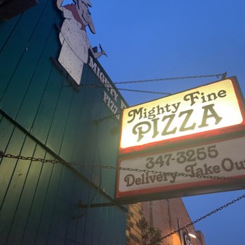Mighty Fine Pizza Take Out - Store Front & Sign. - Pizza Near Me - Petoskey, Michigan Mighty Fine Pizza Take Out - Store Front & Sign. - Pizza Near Me - Petoskey, Michigan