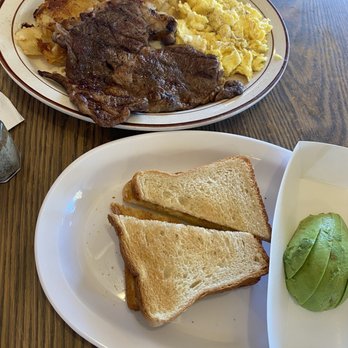 Rick's In & Out - Steak and Eggs w avocado - Breakfast & Brunch Near Me - Gardena, California