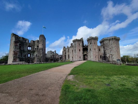 Raglan Castle by null