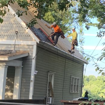 Noland Roofing  - Installing synthetic felt before new shingles can be applied - Roofing Near Me - Marietta, Georgia
