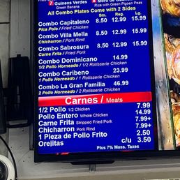 Part if the menu