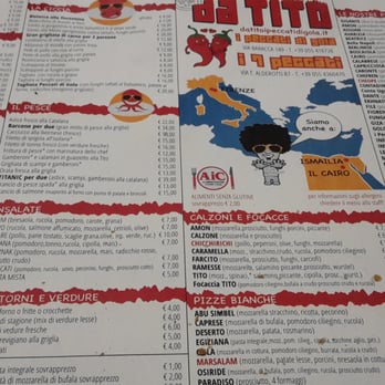 Da Tito i Peccati di Gola - Menu - Pizza Near Me - Florence, FI Da Tito i Peccati di Gola - Menu - Pizza Near Me - Florence, FI