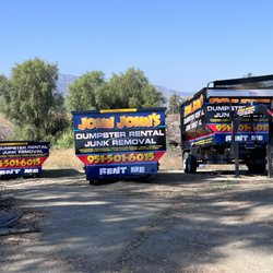 John John’s Dumpster Rental - Our available dumpsters, waiting for your call.