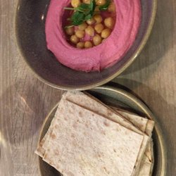 West Park Farm and Sea - Hummus with beets!
