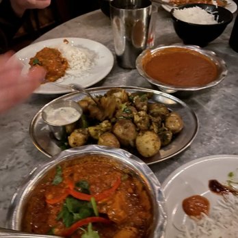 Dishoom - Mattar Paneer & gunpowder potatoes & black daal! - Indian Near Me - London, XGL