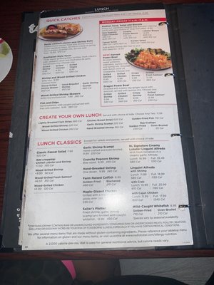 Menu photo 2 Red Lobster Pineville, NC Menu photo 2 Red Lobster Pineville, NC