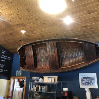 The Olney Place - a boat suspended from the ceiling - Delis Near Me - Penn Yan, New York The Olney Place - a boat suspended from the ceiling - Delis Near Me - Penn Yan, New York