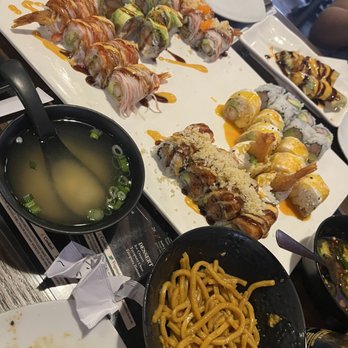 Umiya - Miso Soup,variety of sushi rolls - Sushi Bars Near Me - San Antonio, Texas Umiya - Miso Soup,variety of sushi rolls - Sushi Bars Near Me - San Antonio, Texas