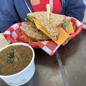 Off the Wagon Food Truck - Soup of the day: walnut pesto sweet potato, and Tofurky Club - Food Trucks Near Me - Brookings, Oregon Off the Wagon Food Truck - Soup of the day: walnut pesto sweet potato, and Tofurky Club - Food Trucks Near Me - Brookings, Oregon
