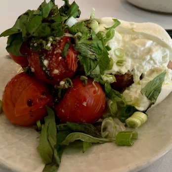 Red Ash - You MUST order the Wood Roasted Vine Tomatoes & Burrata!! - Italian Near Me - Austin, Texas