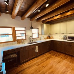 Santa Fe Kitchen Design - Kitchen remodel in an old adobe house