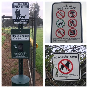 Almansor Park - DOGS NOW ALLOWED! :) Must be a recent change because some larger signs still say no, but dog waste disposals don't lie! - Parks Near Me - Alhambra, California