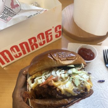 Monroe's Hot Chicken - Huge good, but greasy! - Chicken Shop Near Me - Phoenix, Arizona Monroe's Hot Chicken - Huge good, but greasy! - Chicken Shop Near Me - Phoenix, Arizona