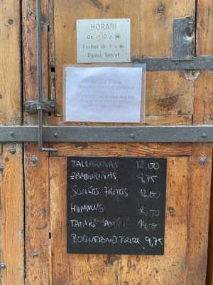 Menu photo 1 Joanet Barcelona, B