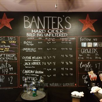 Banter's Hard Cider - Menu - Cideries Near Me - Stroudsburg, Pennsylvania Banter's Hard Cider - Menu - Cideries Near Me - Stroudsburg, Pennsylvania