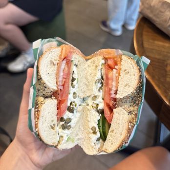 Holy Bagels - Salmon lox bagel - Bagels Near Me - Chicago, Illinois Holy Bagels - Salmon lox bagel - Bagels Near Me - Chicago, Illinois