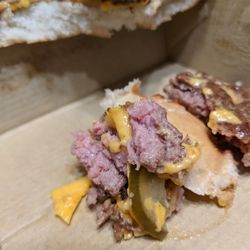 McDonald's - Apparently they could care less about safe food temperature guidelines. This was from a couple of days ago. Quarter pounder with cheese