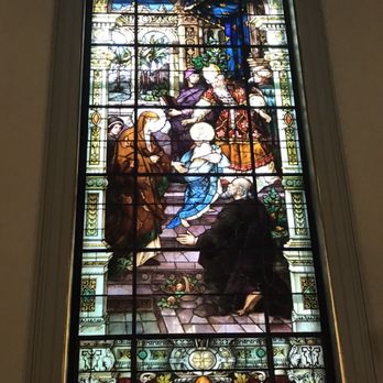 Cathedral of the Immaculate Conception - Beautiful glass renditions of religious events - Churches Near Me - Mobile, Alabama