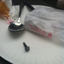 Food was great until we found a bolt in our lo Mein!