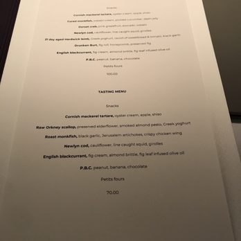 Angler - Tasting menu Sept 2018 - Seafood Near Me - London, XGL