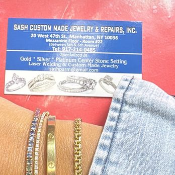 Sash Custom Made Jewelry - two repaired tennis bracelets - Jewelry Repair Near Me - New York, New York Sash Custom Made Jewelry - two repaired tennis bracelets - Jewelry Repair Near Me - New York, New York