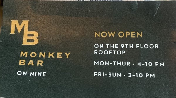 Monkey Bar on 9 by null