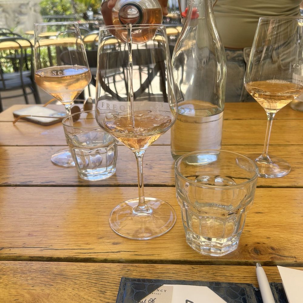 Frequency Wine - Started of with a rose- perfect for a warm June day - Wine Tasting Room Near Me - Santa Barbara, California Frequency Wine - Started of with a rose- perfect for a warm June day - Wine Tasting Room Near Me - Santa Barbara, California
