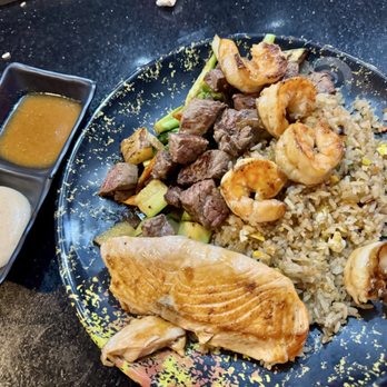 Izumi Steakhouse - 11.27.25 3-item combination $39.95 (shrimps, salmon, and filet mignon) - Sushi Bars Near Me - Las Vegas, Nevada Izumi Steakhouse - 11.27.25 3-item combination $39.95 (shrimps, salmon, and filet mignon) - Sushi Bars Near Me - Las Vegas, Nevada