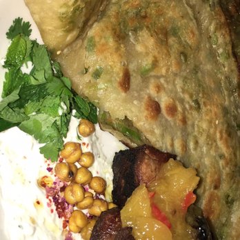 Manhattan Beach Post - Pork shoulder with scallion cake - New American Near Me - Manhattan Beach, California