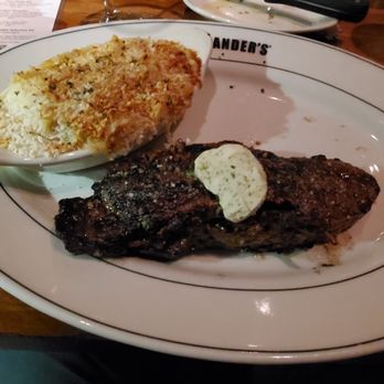 J. Alexander's - NY strip with not your ordinary mac&cheese - New American Near Me - Jacksonville, Florida