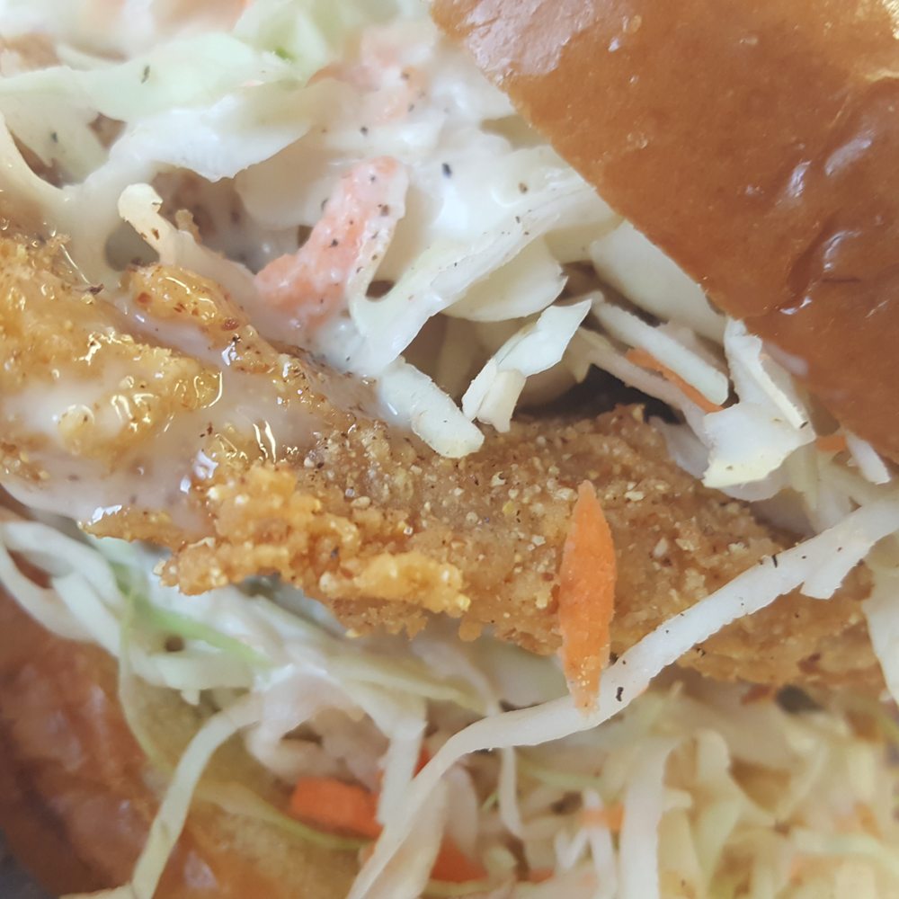Rocket Burger & Subs - Crispy Fish Sandwich with Coleslaw.....Perfection! - Burgers Near Me - Phoenix, Arizona Rocket Burger & Subs - Crispy Fish Sandwich with Coleslaw.....Perfection! - Burgers Near Me - Phoenix, Arizona