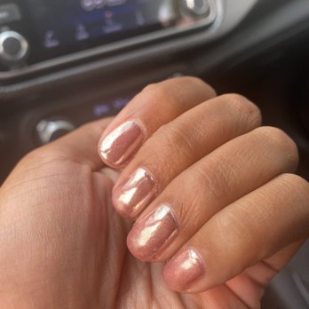 TJ Nail Spa - Closer look at chrome nails with gel - Nail Salons Near Me - Sacramento, California TJ Nail Spa - Closer look at chrome nails with gel - Nail Salons Near Me - Sacramento, California
