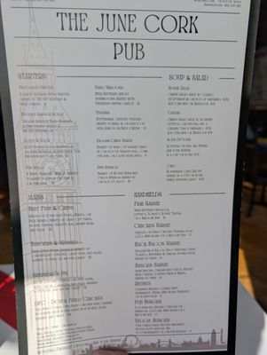 Menu photo 2 The June Cork Pub Dover, NH Menu photo 2 The June Cork Pub Dover, NH