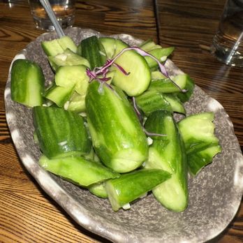 Dumpling Hours - Cucumber Salad with Crushed Garlic - Dim Sum Near Me - Walnut Creek, California Dumpling Hours - Cucumber Salad with Crushed Garlic - Dim Sum Near Me - Walnut Creek, California