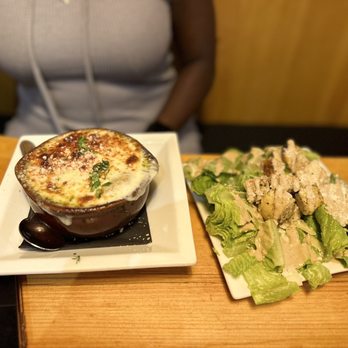 Mike & Pop's Bistro & Tavern - French onion soup and salad - New American Near Me - Buffalo, New York Mike & Pop's Bistro & Tavern - French onion soup and salad - New American Near Me - Buffalo, New York