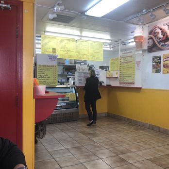 5 Points Restaurant - Counter and menu board - Fast Food Near Me - North Chicago, Illinois